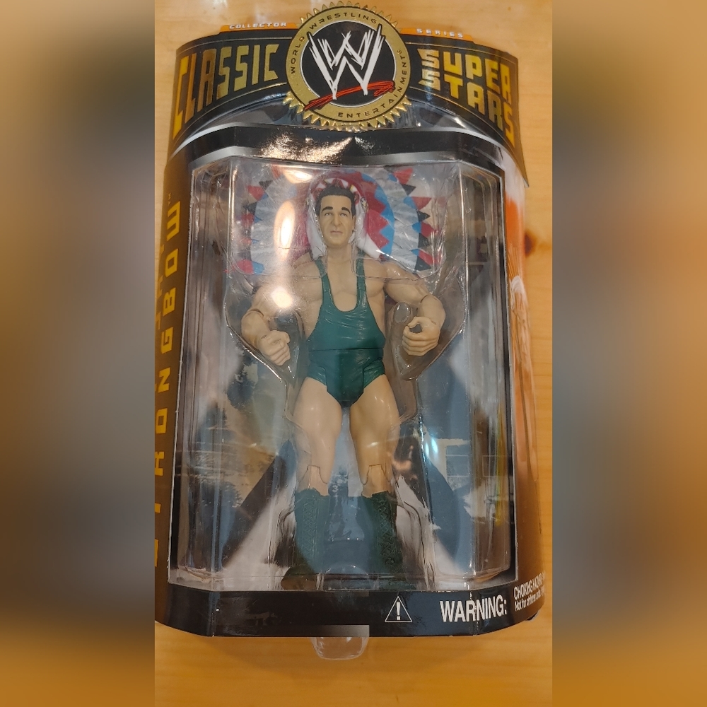 WWF LJN  Classic Superstars Aeries 8 Chief Jay Strongbow factory sealed